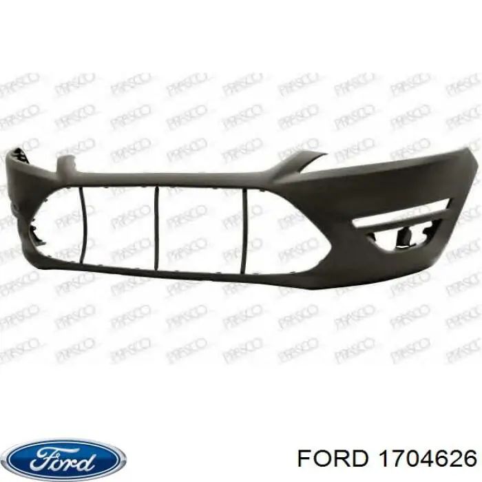 1704620 Ford Бампер передній в зборі