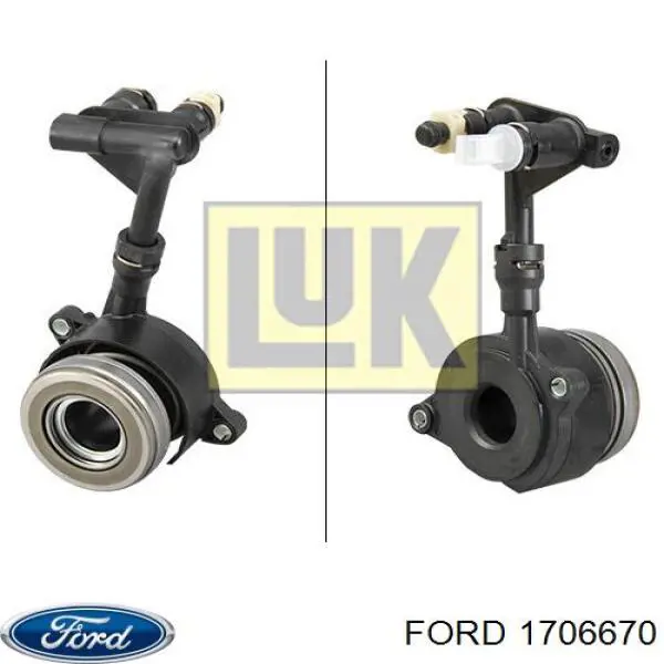 Купити 1706670 Ford Робочий циліндр зчеплення в зборі з витискним підшипником