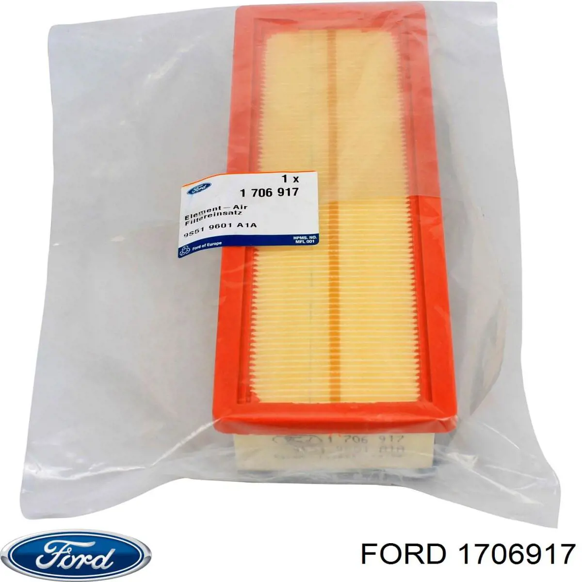 Повітряний фільтр 1706917 Ford