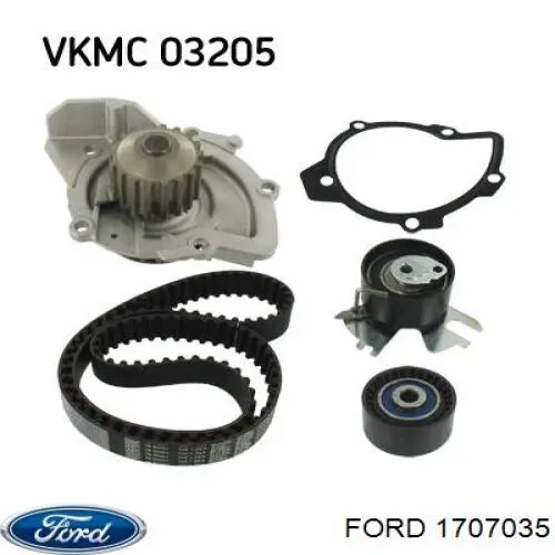 Купити 1707035 Ford Ролик паразитний ГРМ