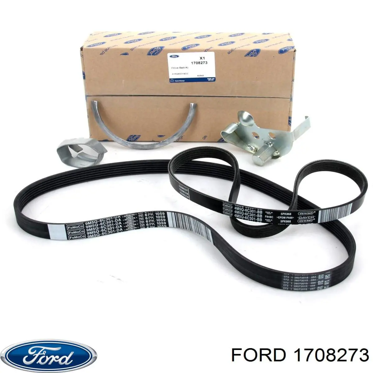 Купити 1708273 Ford Ремінь приводний, агрегатів, комплект