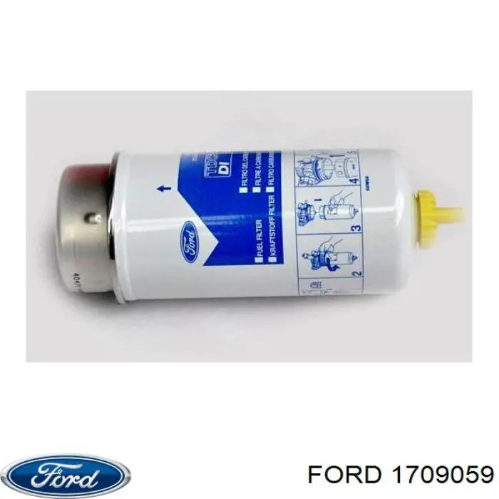 Купити 1709059 Ford Фільтр-відстійник палива грубої очистки