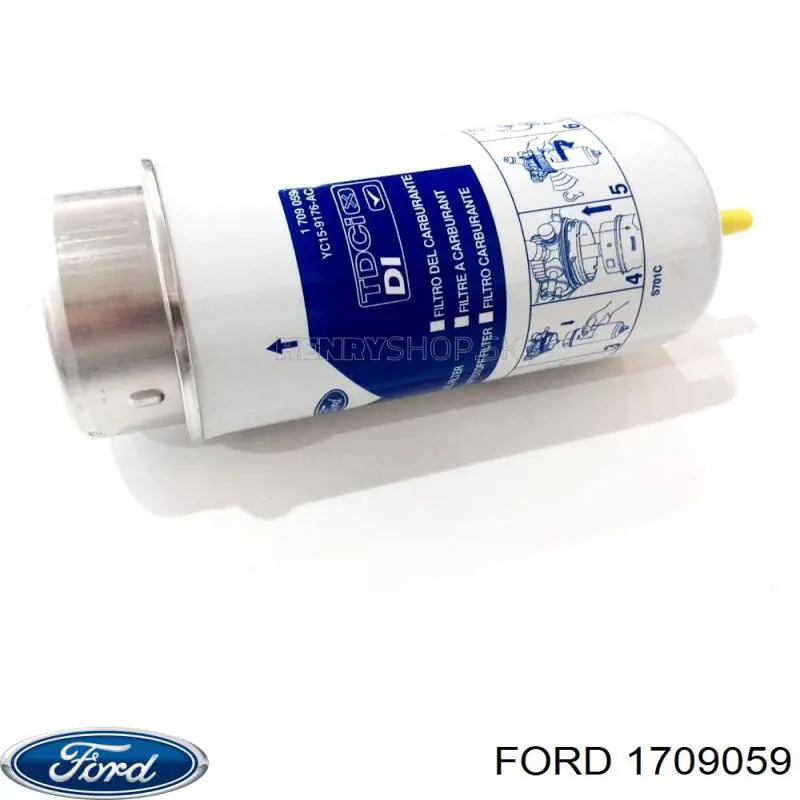 Фільтр тонкого очищення палива Ford 1709059 ціна, від 19.38 USD