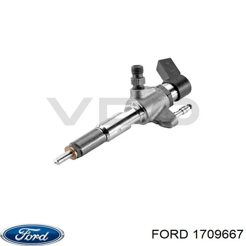 Купити 1709667 Ford Форсунка дизельна в зборі, розпилювач + тримач