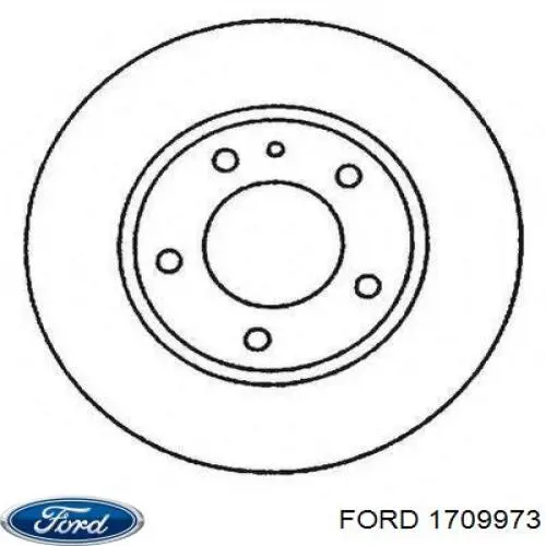 Купити 1709973 Ford Ліхтар задній лівий, внутрішній
