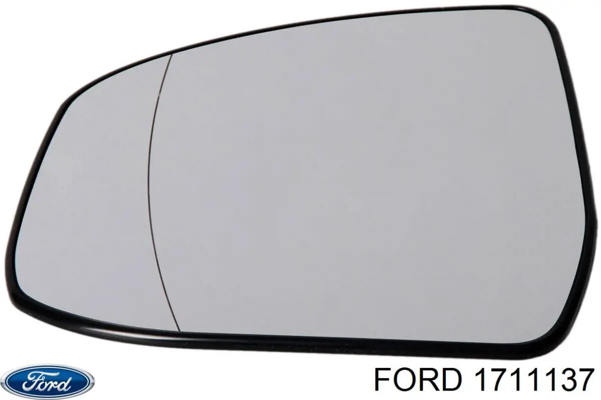 1711137 Ford дзеркальний елемент дзеркала заднього виду, лівого