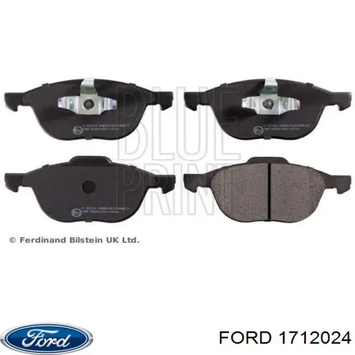 Гальмівні колодки Ford 1712024 ціна, від 20.18 USD