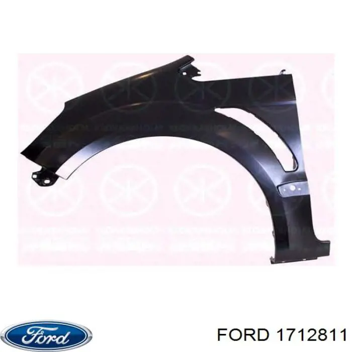 Крило переднє ліве 1712811 Ford