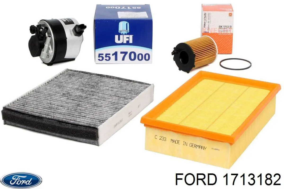 1713182 Ford Внутрішньосалонний фільтр