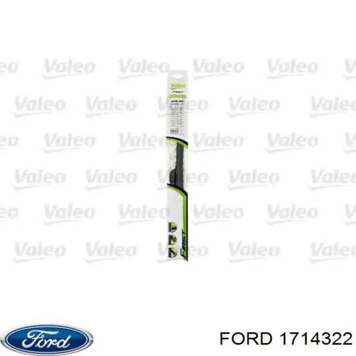 Щітка склоочисника заднього скла Ford 1714322 ціна, від 6.76 USD