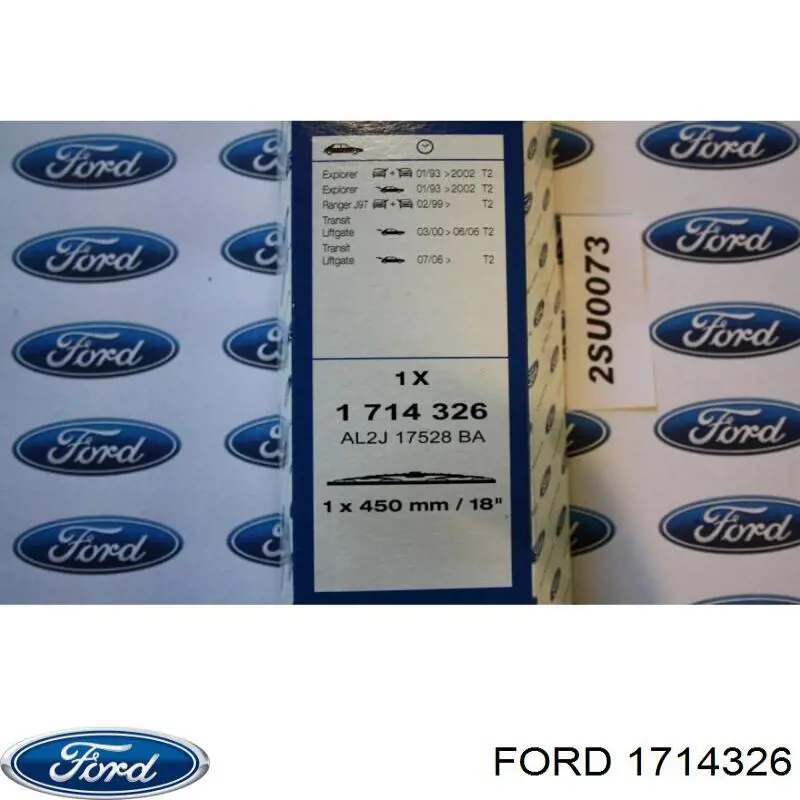 Щітка-двірник лобового скла, комплект з 2-х шт. Ford 1714326 ціна, від 14.64 USD