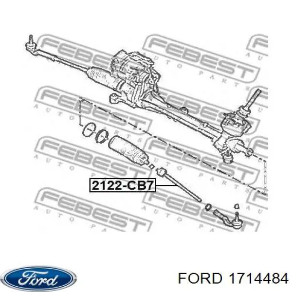 Купити 1714484 Ford Тяга рульова поздовжня