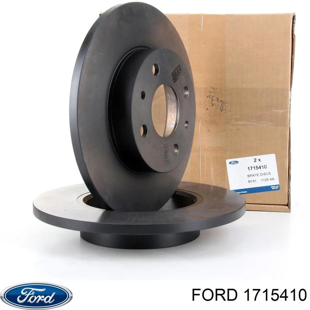 Купити 1715410 Ford Диск заднього гальма
