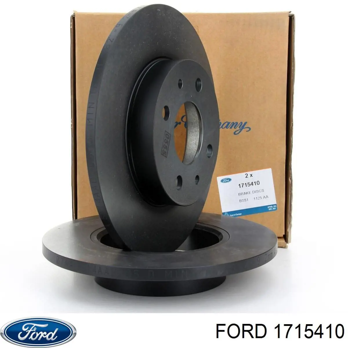 1715410 Ford диск гальмівний задній