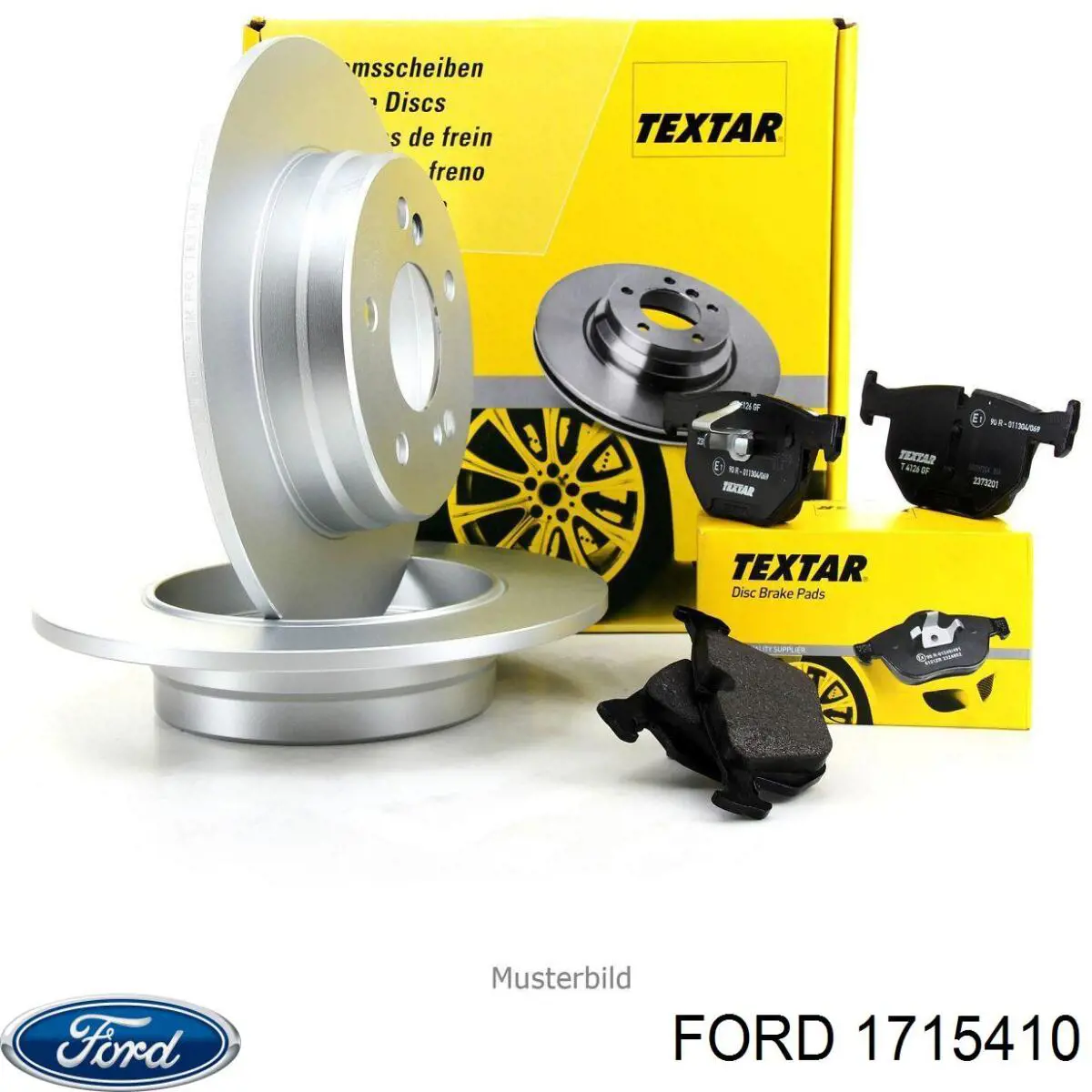 Задні дискові гальма Ford 1715410 ціна, від 21.87 USD