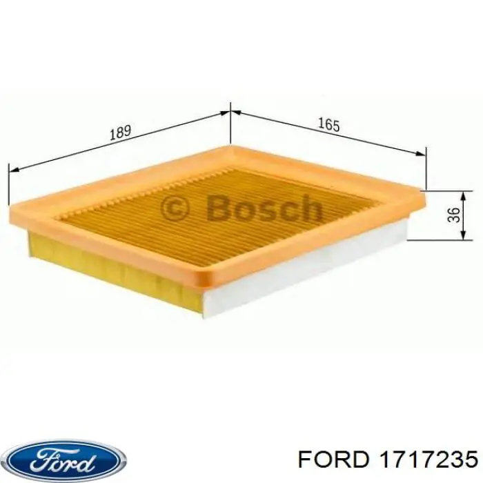 Купити 1717235 Ford Автомобільний фільтр повітря