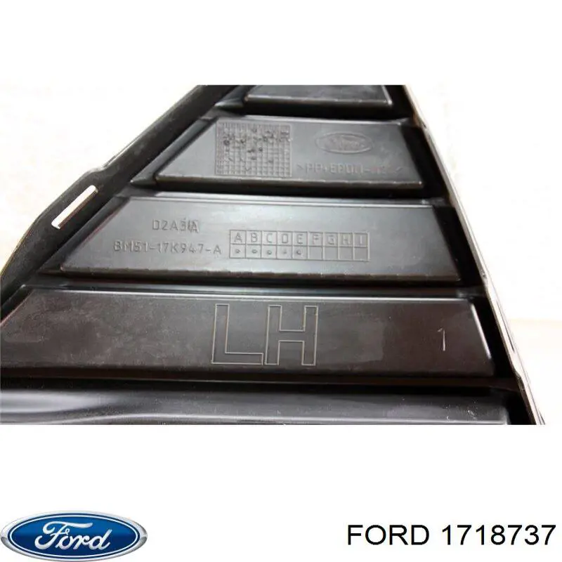 Купити 1718737 Ford Решітка переднього бампера, ліва