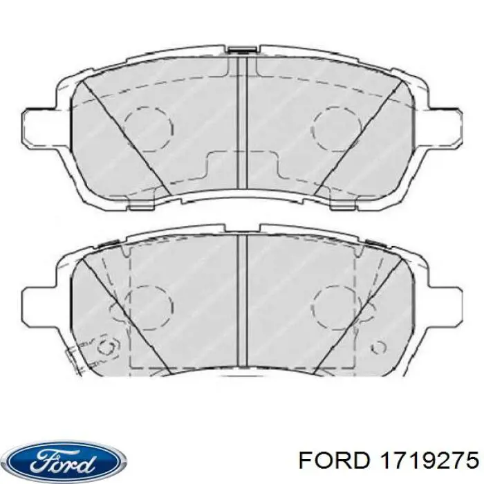 Купити 1719275 Ford Колодки гальмівні передні, дискові