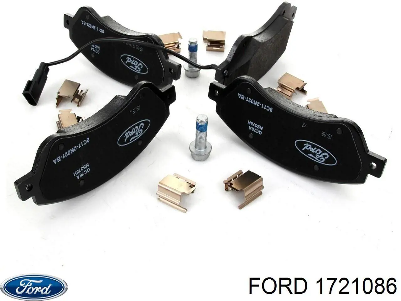 Купити 1721086 Ford Колодки гальмівні передні, дискові