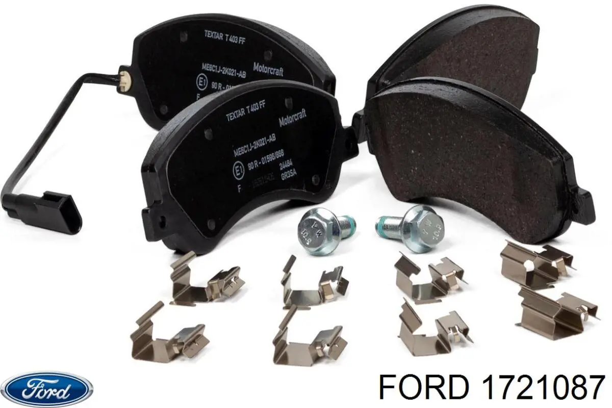 Купити 1721087 Ford Колодки гальмівні передні, дискові