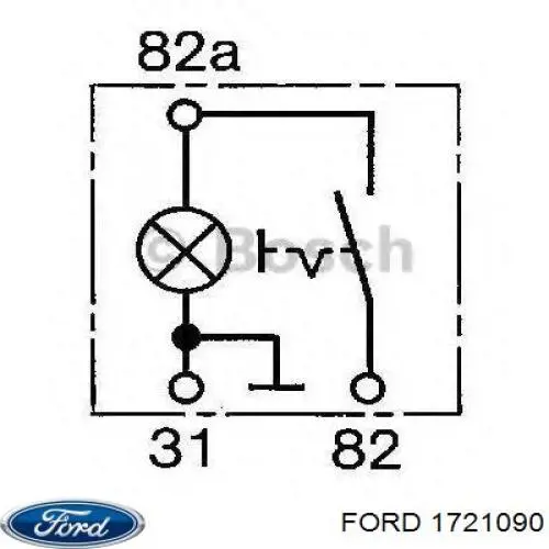 Купити 1721090 Ford Амортизатора передній лівий