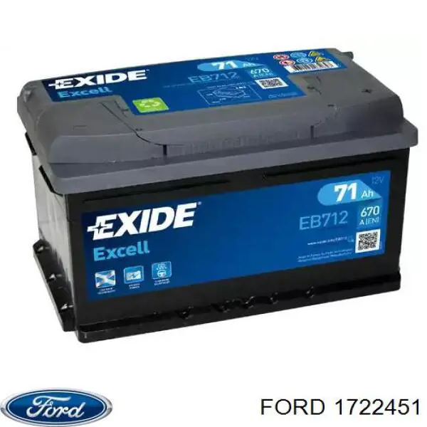 1722451 Ford акумуляторна батарея, акб