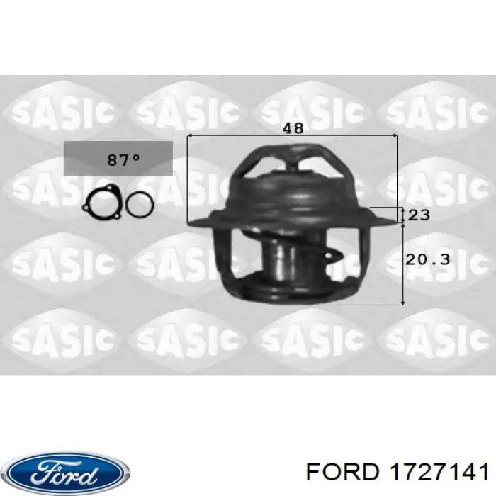1727141 Ford Пильник ШРКШ внутрішній, передній півосі
