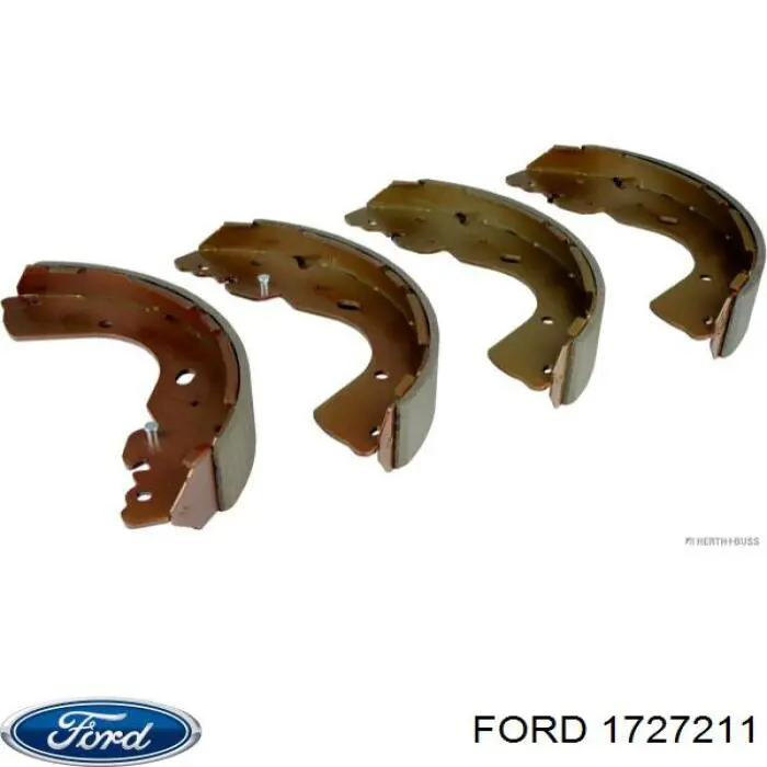 1727211 Ford Колодки гальмівні задні, барабанні
