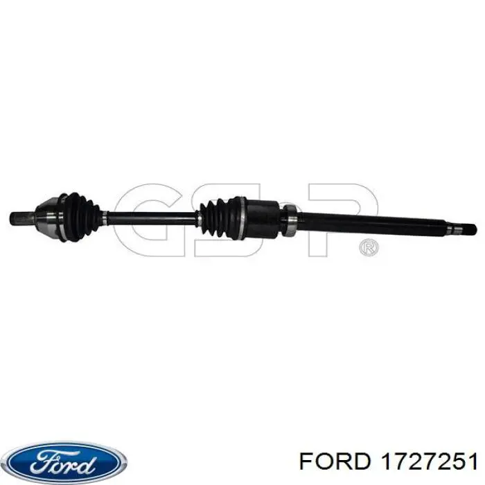 1683416 Ford Привід передній правий