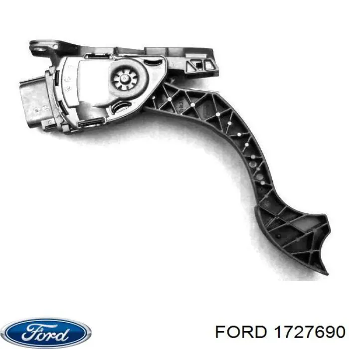 6G929F836RC Ford педаль газу (акселератора)