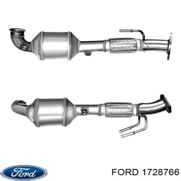 Конвертор-каталізатор (каталітичний нейтралізатор) Ford 1728766 ціна, від 419.51 USD