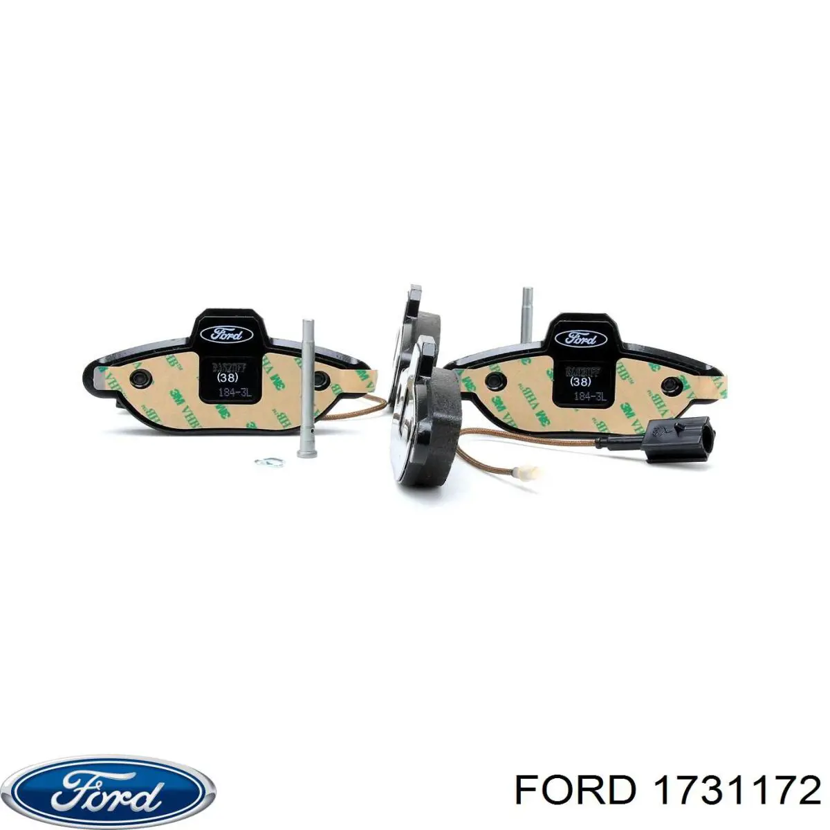 1731172 Ford колодки гальмівні передні, дискові