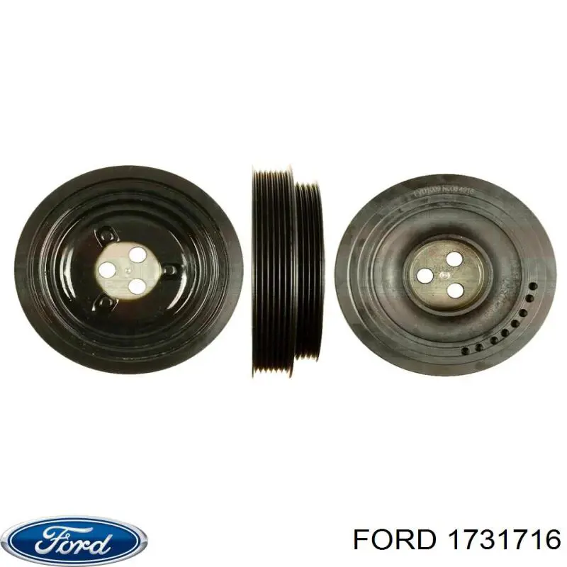 Купити 1731716 Ford Шків колінчастого вала