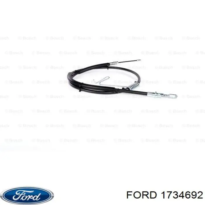 Трос стоянкового гальма задній лівий Ford 1734692 ціна, від 15.21 USD