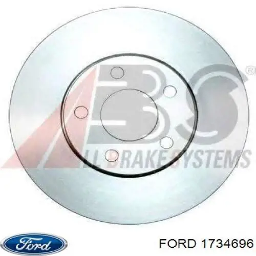 1734696 Ford диск гальмівний передній