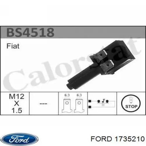 1735210 Ford фара ліва