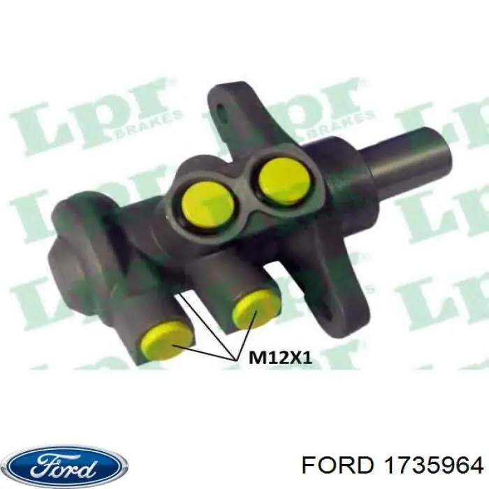 Купити 1735964 Ford Головний гальмівний циліндр