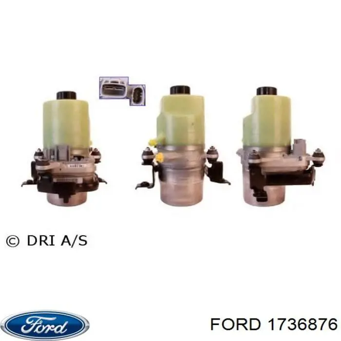 1736876 Ford насос гідропідсилювача керма (гпк)