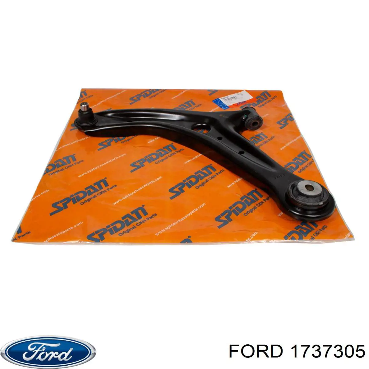 Важіль передньої підвіски нижній, лівий 1737305 Ford