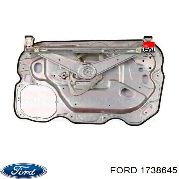 Купити 1738645 Ford Механізм стеклопідйомника водійських дверей