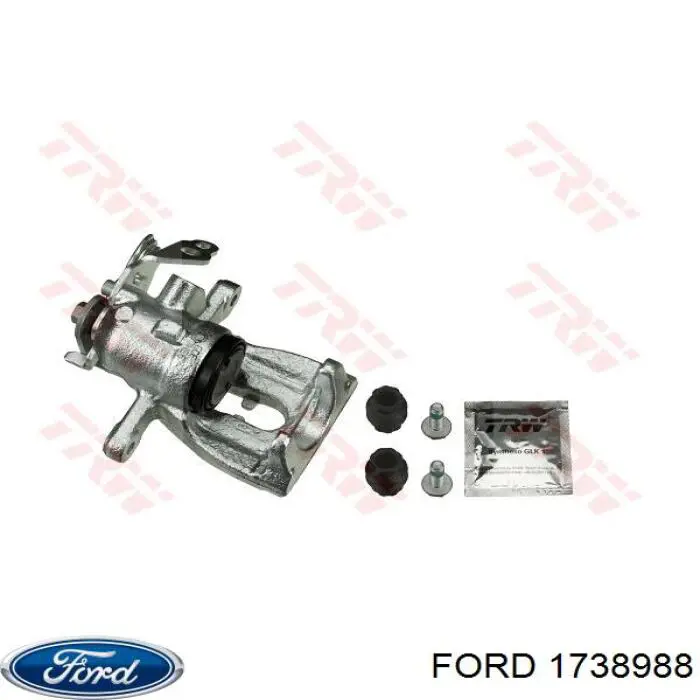 Купити 1738988 Ford Супорт задній лівий