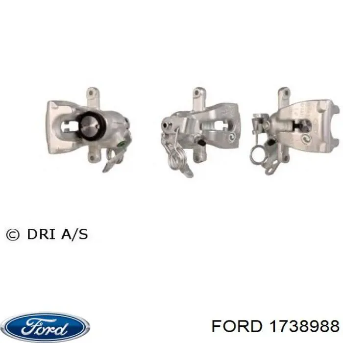 1738988 Ford Супорт гальмівний задній лівий