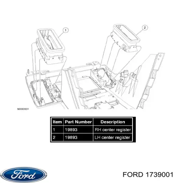  Ford 2008182 ціна, від 78.92 USD
