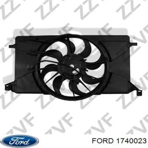 Купити 1740023 Ford Електровентилятор охолодження в зборі (двигун + крильчатка)