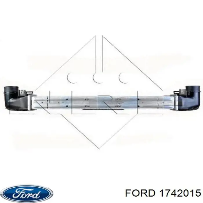 1742015 Ford радіатор интеркуллера