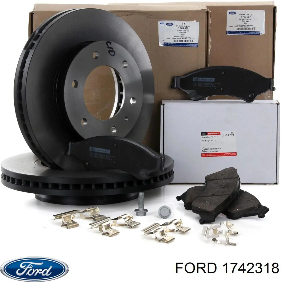 1742318 Ford Гальмо дискове переднє
