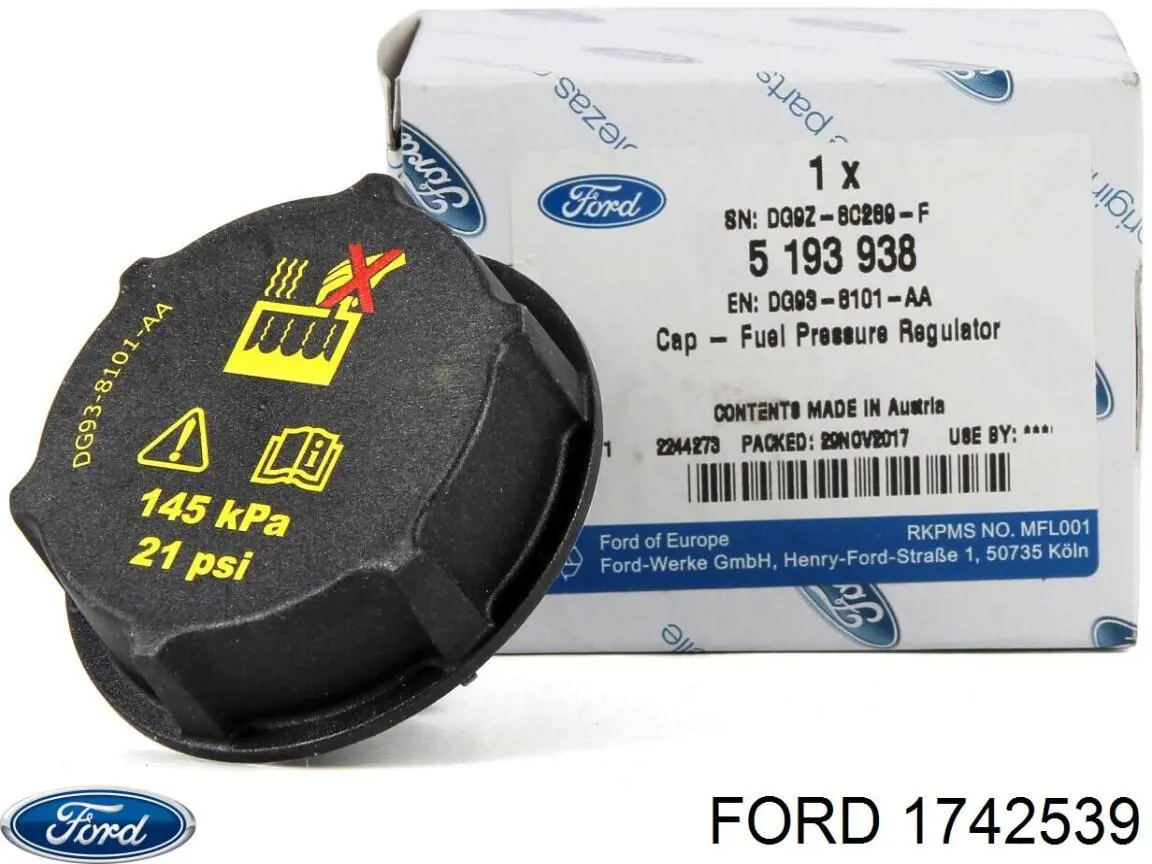 Купити 1742539 Ford Шланг кондиціонера, від компресора до радіатора