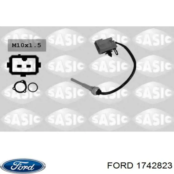 Термодатчик охолоджуючої рідини Ford 1742823 ціна, від 9.00 USD