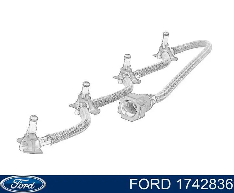 Купити 1742836 Ford Трубка паливна, зворотня від форсунок