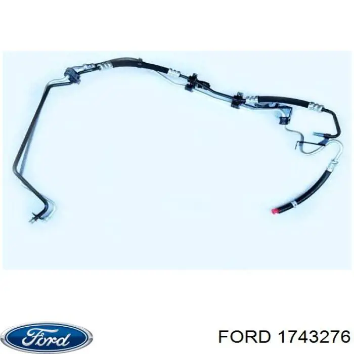 Купити 1743276 Ford Шланг ГПК, високого тиску рейки керма